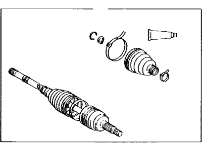 Toyota 43470-59045 Shaft Assy,  Front Drive Outboard Joint,  LH