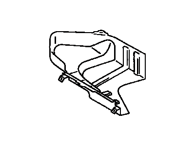 Toyota 77606-52010 Protector Sub-Assy,  Fuel Tank,  NO.1