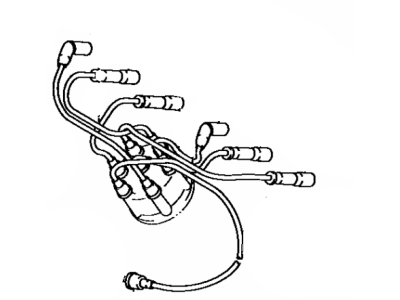 Toyota 90919-15364 Cord,  Spark Plug Resistive,  NO.3