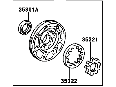 Scion 35035-28010 Body Sub-Assy,  Front Oil Pump & Gear