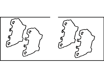 Toyota 04946-20020 Shim Kit,  Anti Squeal(For Rear Disc Brake)