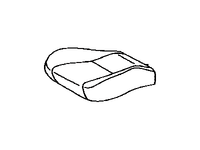 Toyota 71071-48520-E0 Cover,  Front Seat Cushion,  RH(For Separate Type)