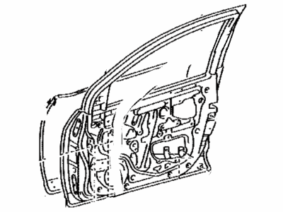 Toyota 67001-02181 Panel Sub-Assy,  Front Door,  RH