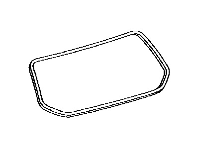 Toyota 67882-48010 Weatherstrip,  Back Door,  NO.2