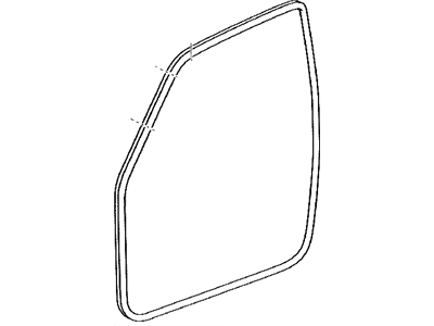 Toyota 62314-02030-B0 Trim, Front Door Opening, Driver Side