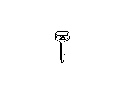 Toyota 90999-00199 Key,  Blank