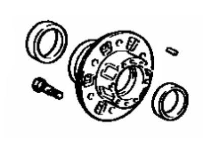 Toyota 43502-60040 Hub Sub-Assy,  Front Axle