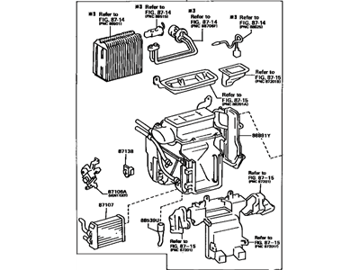 Toyota 87050-06010 Radiator Assy, Air Conditioner