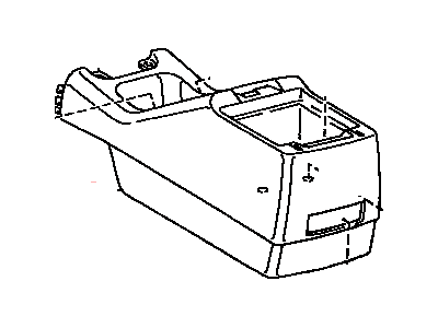 Toyota 58910-33060-E0 Box Assy, Console, Rear