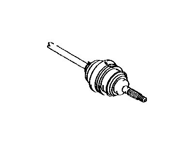 Toyota 43420-06060 Shaft Assembly, Front Drive, Driver Side