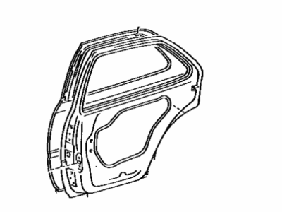 Toyota 67004-06010 Panel Sub-Assy, Rear Door, LH