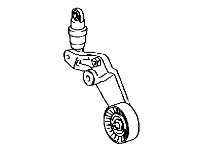 Toyota 16620-22010 Tensioner Assy,  V-Ribbed Belt