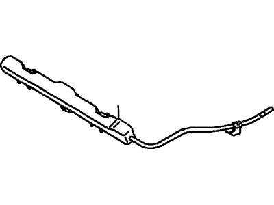 Toyota 23807-22020 Pipe Sub-Assy,  Fuel Delivery