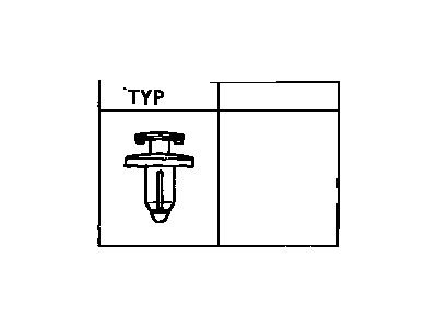 Toyota 90467-06181-C0 Clip(For Front Door Trim Board)