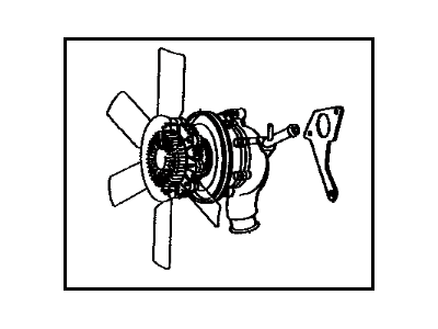 Toyota 16100-39135 Engine Water Pump Assembly