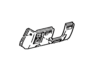 Toyota 55403-22030-12 Panel, Instrument Panel Finish, Lower LH