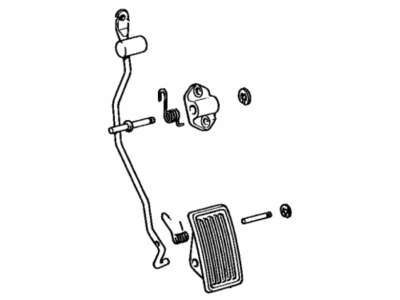 Toyota 78120-22240 Rod Assy, Accelerator Pedal