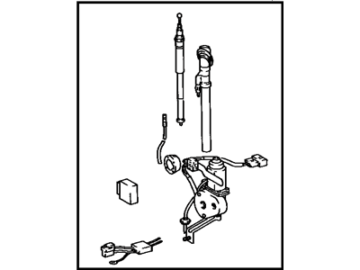 Toyota 86309-22050 Pole Sub-Assy,  Motor Antenna