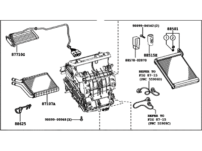 Toyota 87050-60N00 Radiator Assembly, Air Conditioner