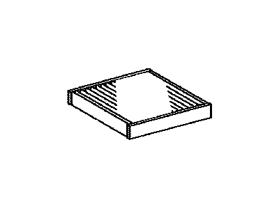 Toyota 87139-52040 Element,  Air Refiner