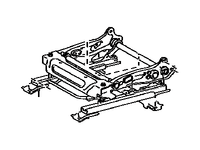 Toyota 72012-02270 Adjuster Sub-Assy,  Front Seat,  LH