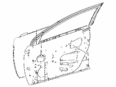 Toyota 67002-02381 Panel Sub-Assembly, Front Door, Driver Side