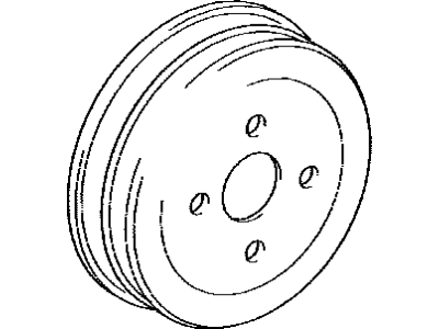 Toyota 42431-35180 Drum Sub-Assy,  Rear Brake