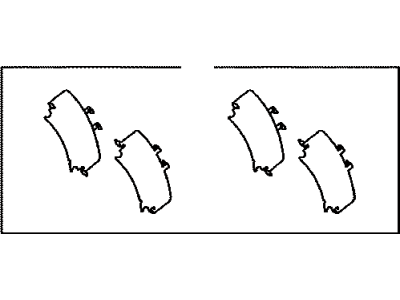 Toyota 04946-0E030 Shim Kit,  Anti Squeal(For Rear Disc Brake)