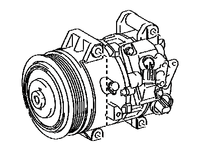 Toyota 88310-08080 Compressor Assembly, W/P