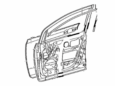 Toyota 67001-08040 Panel Sub-Assy,  Front Door,  RH