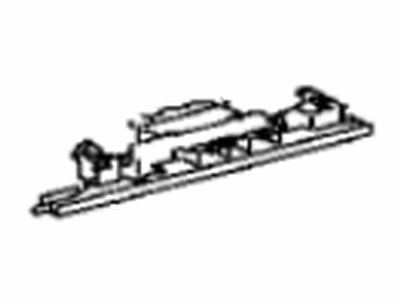 Toyota 72105-08012 Rail Sub-Assembly, Rear Seat