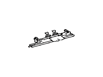 Toyota 72106-08012 Rail Sub-Assy,  Rear Seat Track,  Upper LH(For LH Seat)