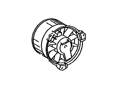 Toyota 87103-28110 Motor Sub-Assembly, Blower W/Fan(For Rear)