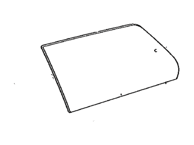 Toyota 62730-08080 Window Assy,  Quarter,  Rear RH