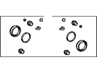 Toyota 04479-0E080 Cylinder Kit,  Disc Brake,  Rear