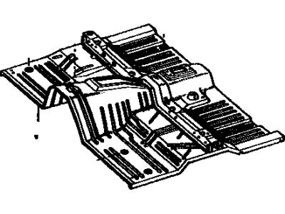 Toyota 58101-20902 Pan Sub-Assy, Front Floor