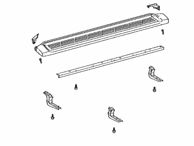 Toyota 51084-04040 Step Sub-Assembly, LH