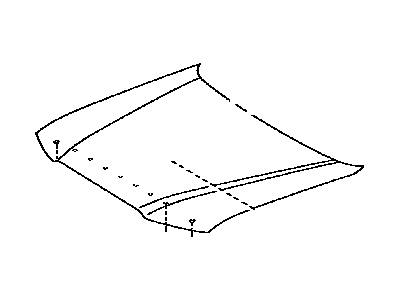 Toyota 53301-04160 Hood Sub-Assy