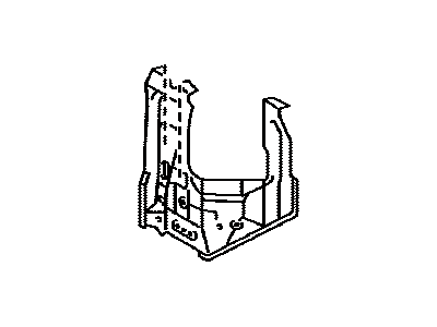 Toyota 53212-04050 Support,  Radiator,  LH