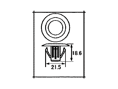 Toyota 90950-01990 Plug, Hole