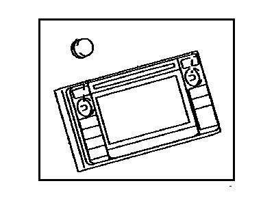 Toyota 86804-04010 Cover Sub-Assembly, NAVI