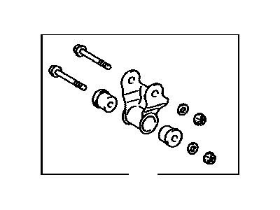 Toyota 04483-04080 Shackle Kit,  Rear Spring