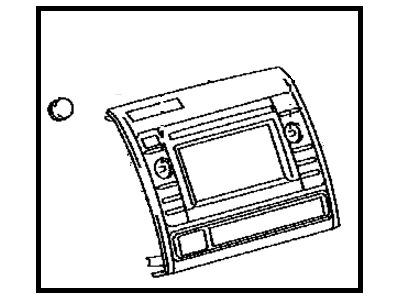 Toyota 86140-04290 Receiver Assy,  Radio & Display