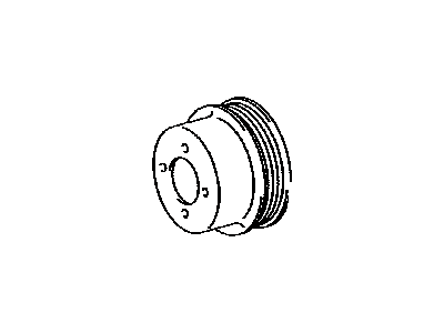 Toyota 16371-31040 Pulley,  Fan