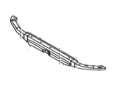 Toyota 53205-04010 Support Sub-Assy,  Radiator,  Upper