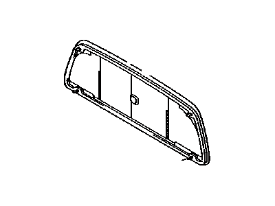 Toyota 64810-04071 Window Assy,  Back