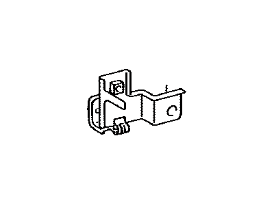 Toyota 32909-04080 Clamp,  Automatic Transmission Oil Cooler Tube,  NO.1