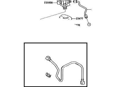 Toyota 23901-31380 Tube Sub-Assy,  Fuel