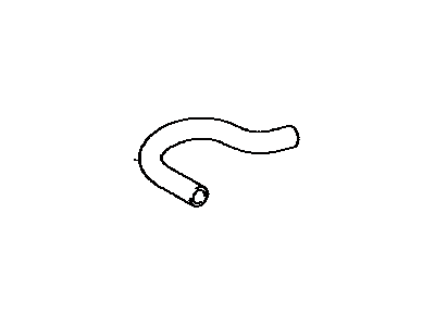 Toyota 16267-75070 Hose,  Water By-Pass,  NO.3