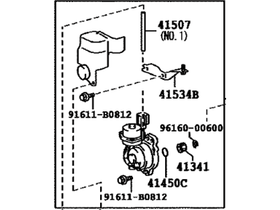 Toyota 41450-35010 Actuator,  Differential Lock Shift